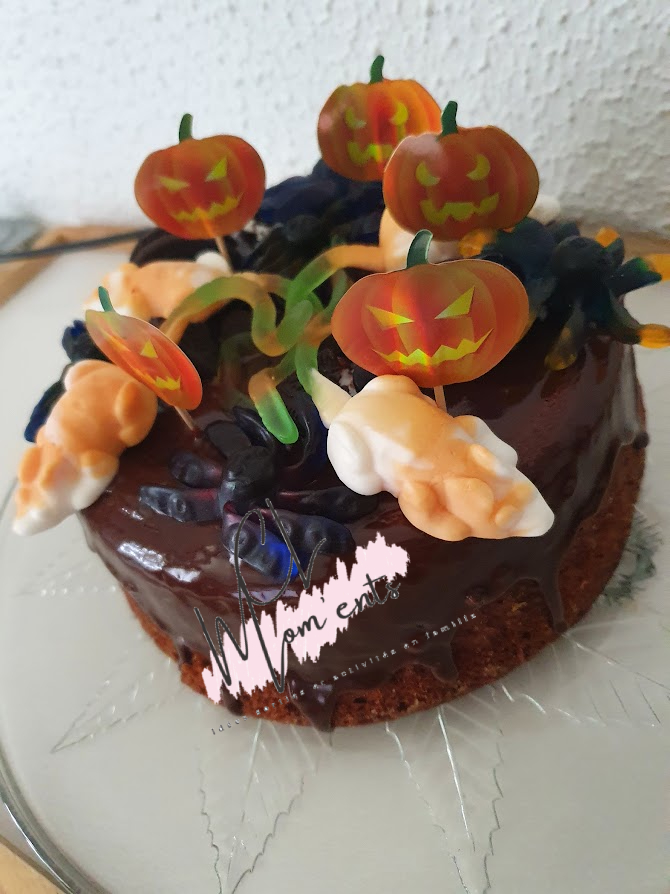 Gâteau décoré pour Halloween