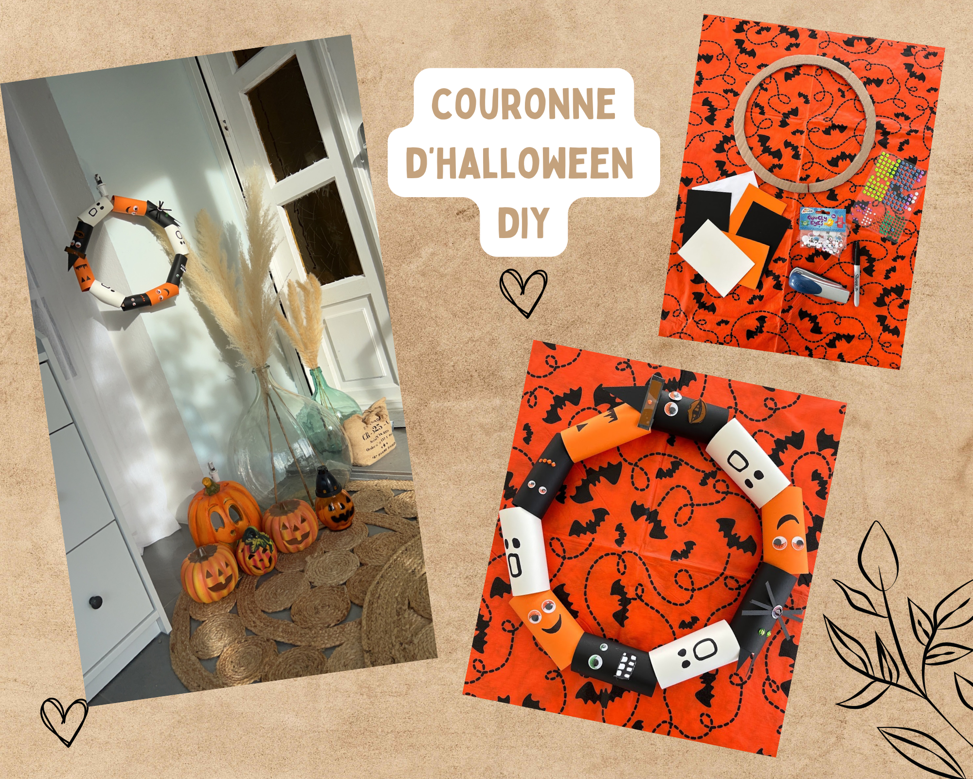 DIY couronne d'Halloween