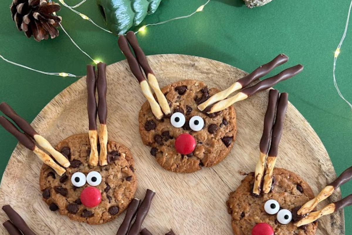 Cookies de Noël Rodolphe le renne